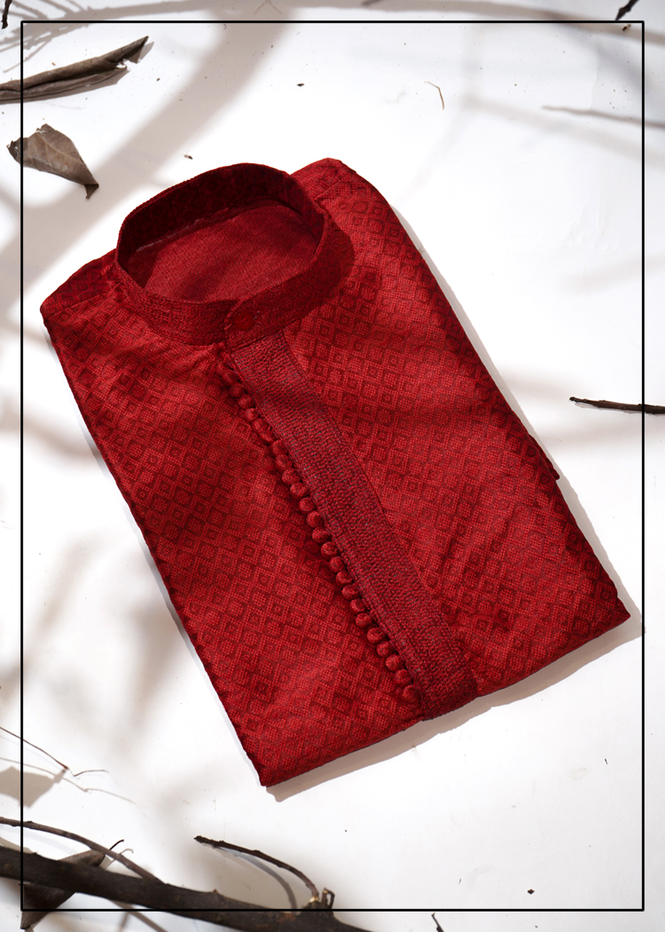 Gundi Work Kurta 