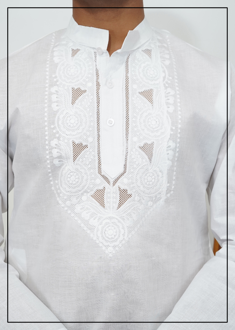 Jaali Work Kurta