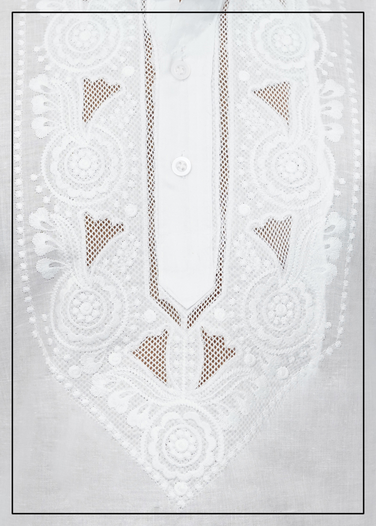 Jaali Work Kurta