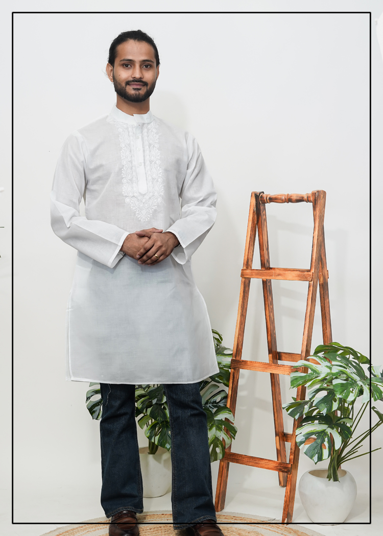 Eed Gala Work Kurta 