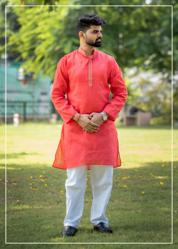Kaaj Patti Kadai Kurta