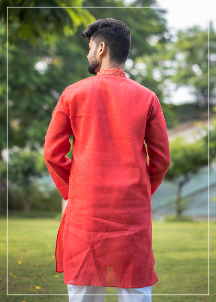 Kaaj Patti Kadai Kurta
