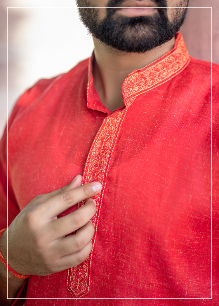 Kaaj Patti Kadai Kurta