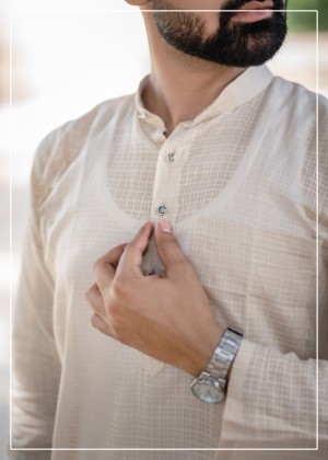 Checks Cotton Kurta