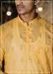 Micro Polo Patta Cotton Kurta 