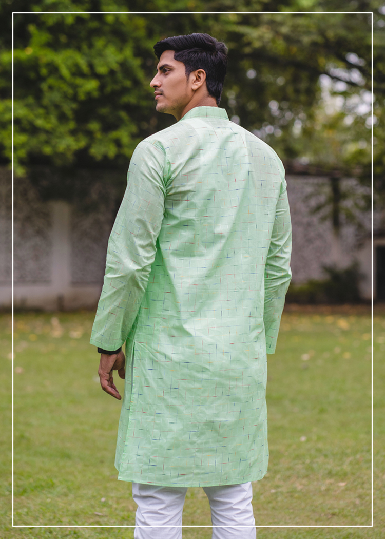 Multi Checks Cotton Kurta 