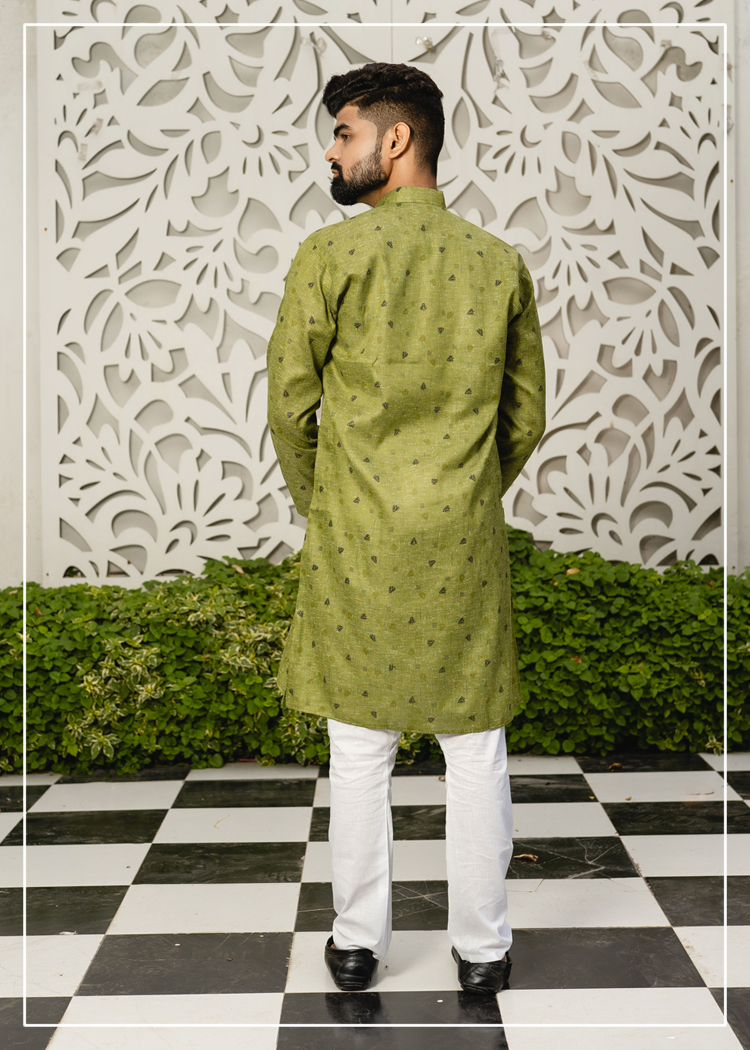 Khadi Print Kurta 
