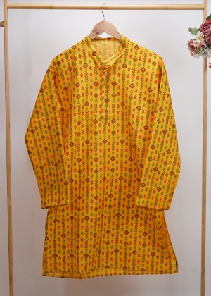 Magic Cotton Printed Spiritual Kurta 