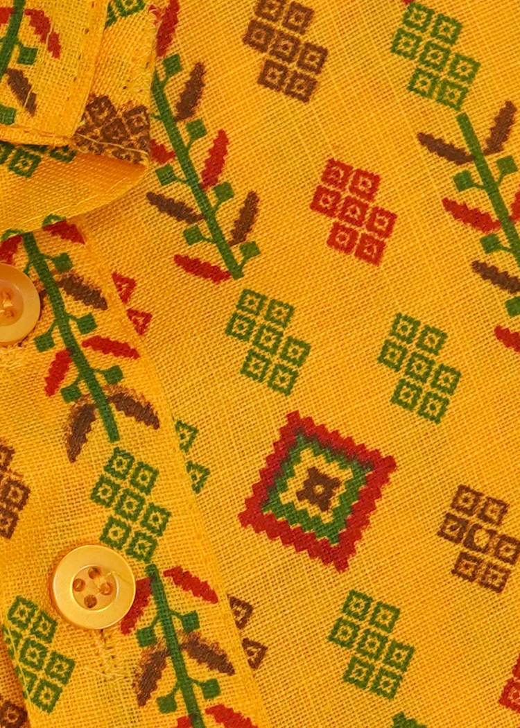 Magic Cotton Printed Spiritual Kurta 