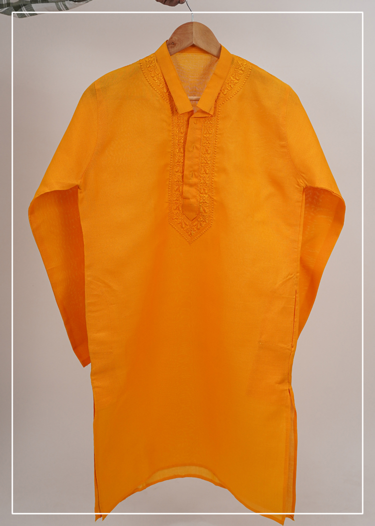 Magic Lucknowi Embriodery Kurta 
