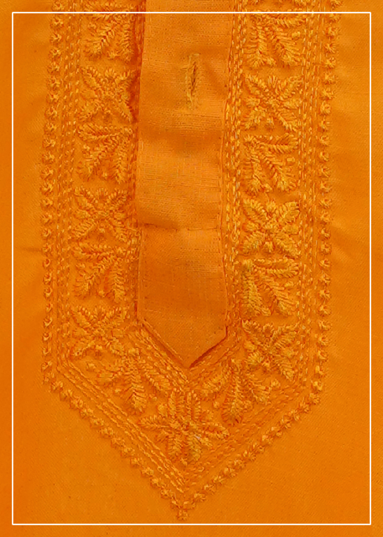 Magic Lucknowi Embriodery Kurta 