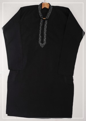 Black Embriodery Kurta