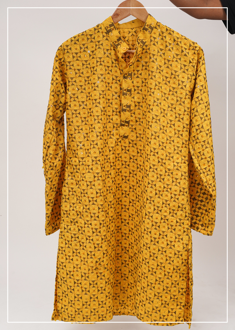 Shiffli Lakhnavi Kurta 