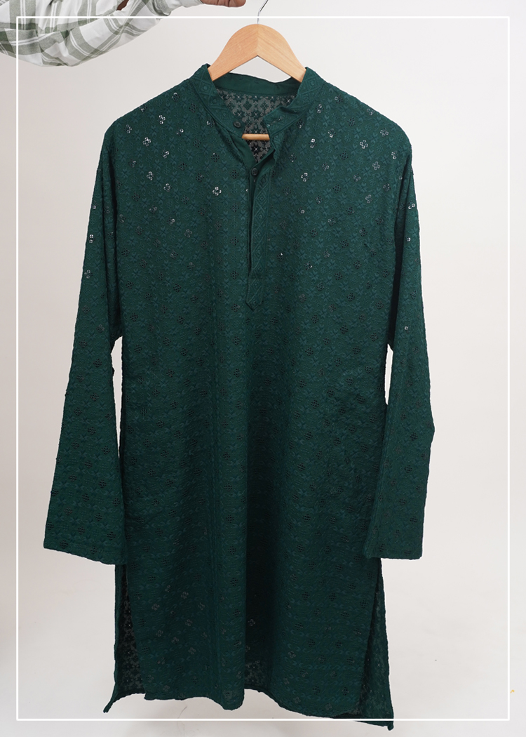 Shiffli Lakhnavi Kurta 