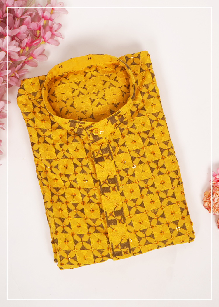 Shiffli Lakhnavi Kurta 