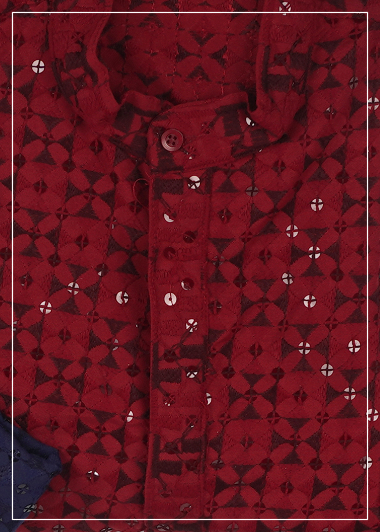 Shiffli Lakhnavi Kurta 