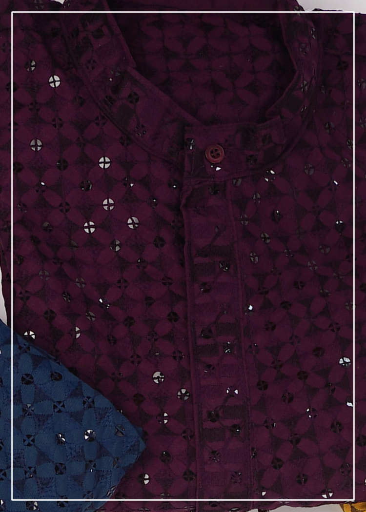 Shiffli Lakhnavi Kurta 