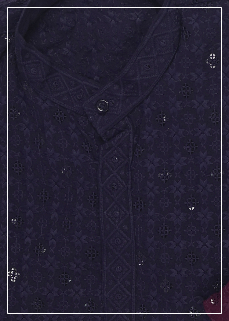 Shiffli Embriodery Kurta