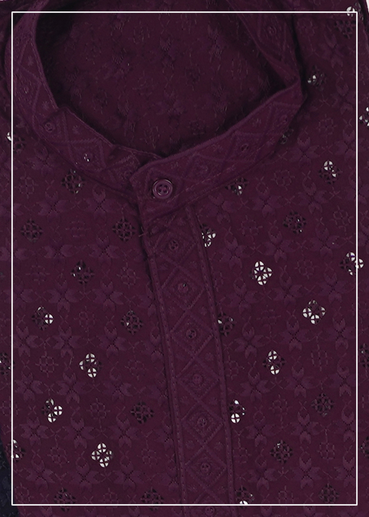 Shiffli Embriodery Kurta