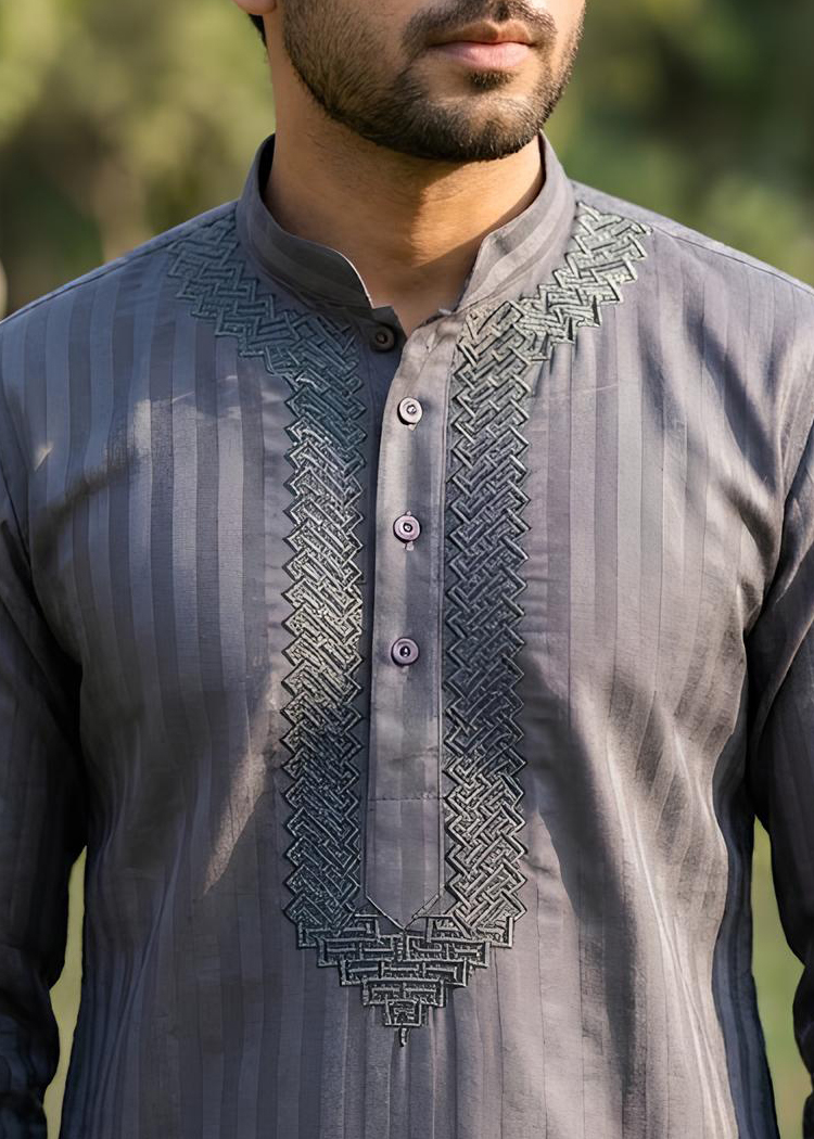 Self Lining Cotton Kurta 