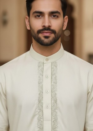 Calvin Klein Soft Cotton Kurta For Men