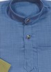 Ruby Silk Plain Kurta For Boys 