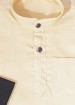 Ruby Silk Plain Kurta For Boys 