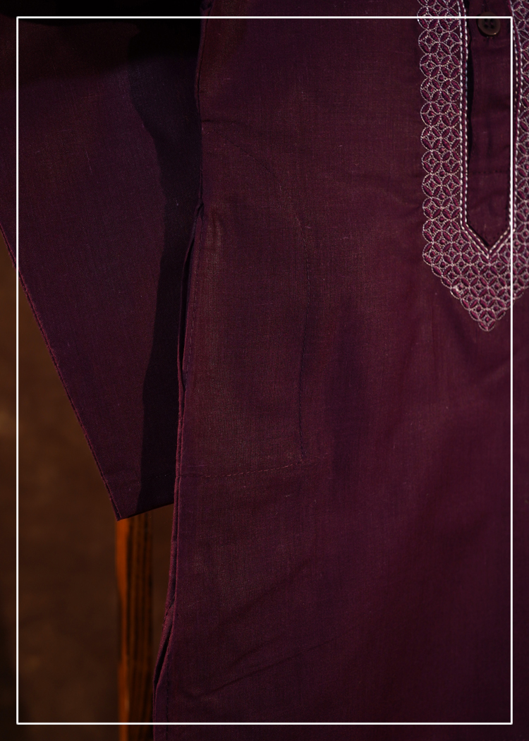 Cambric Cotton  Kurta For Boys 