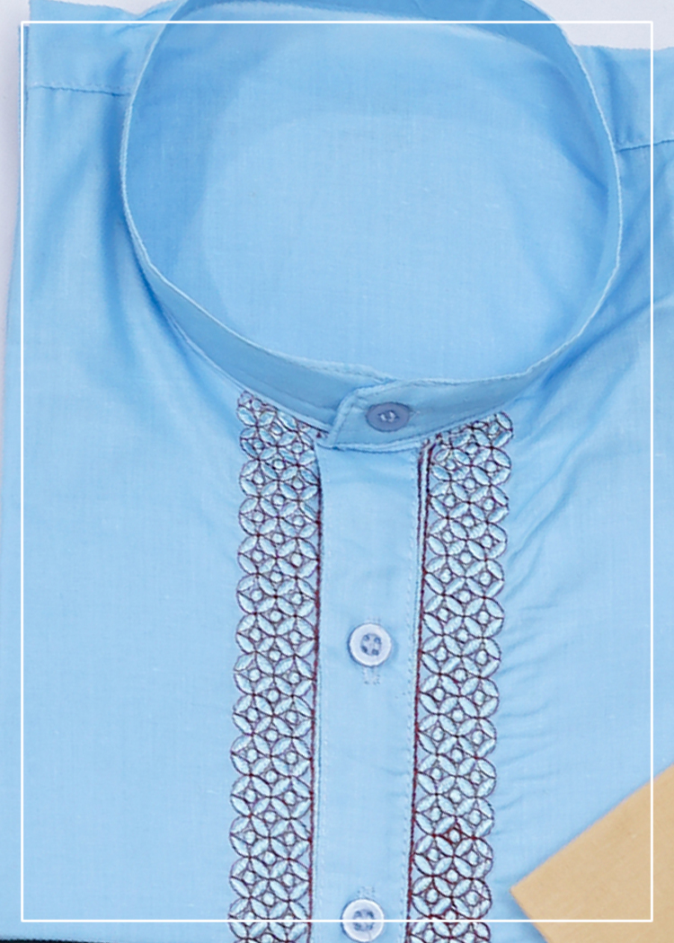 Cambric Cotton  Kurta For Boys 