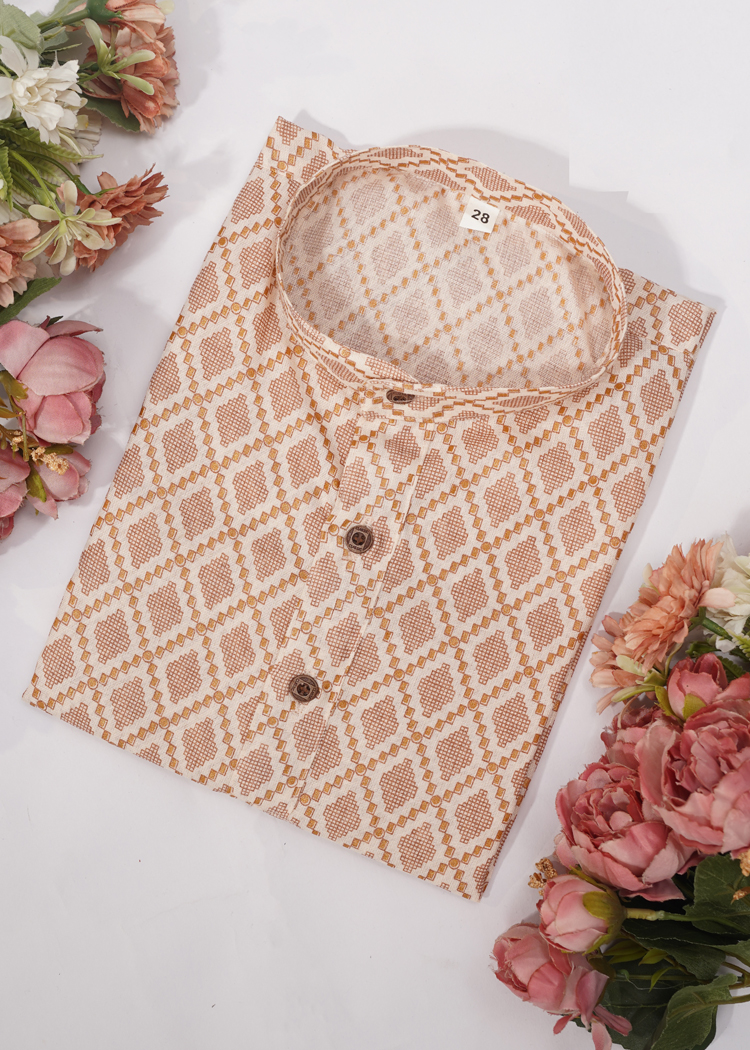 European Linen Kurta For Boys
