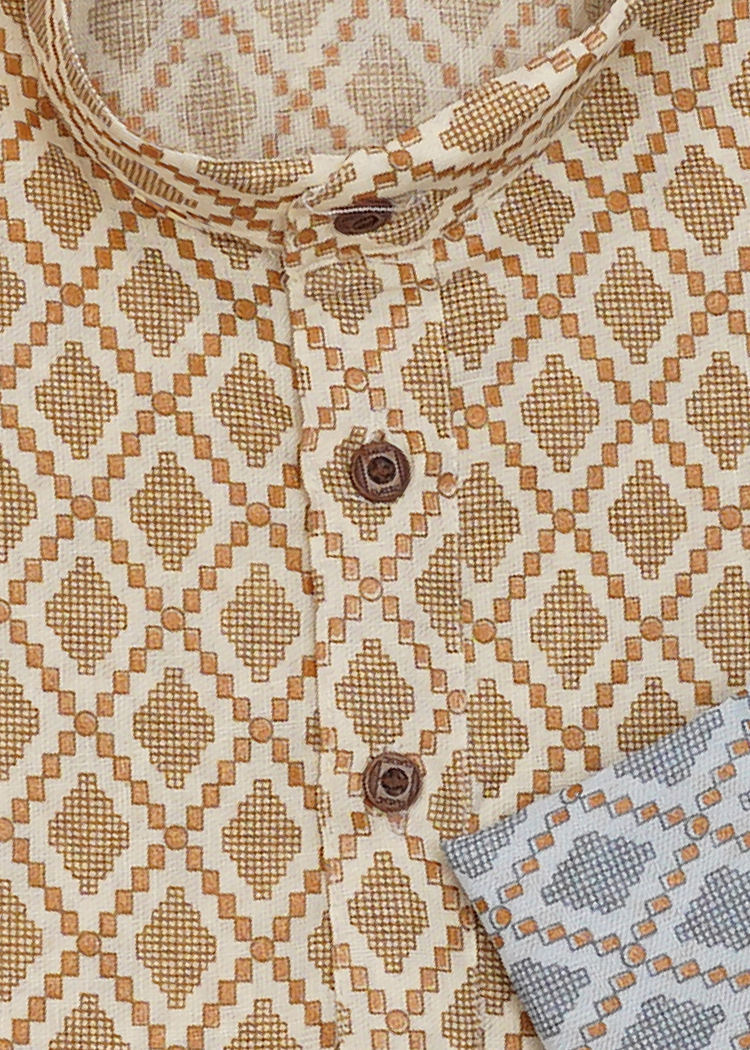 European Linen Kurta For Boys