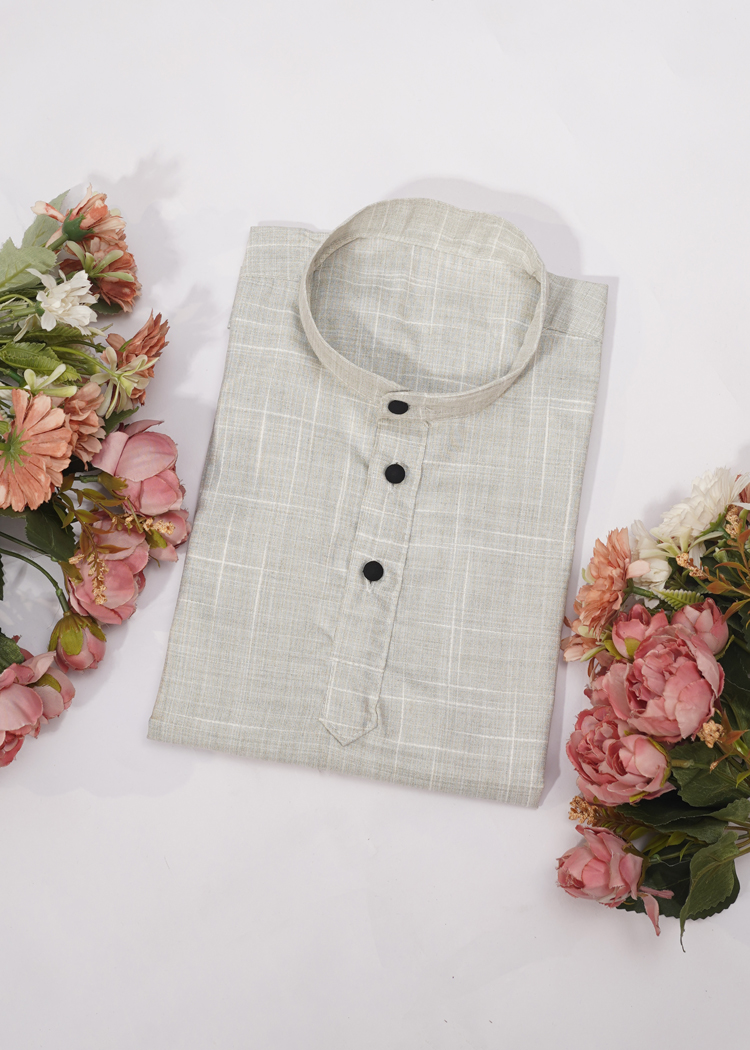 Sansad Linen Kurta For Boys