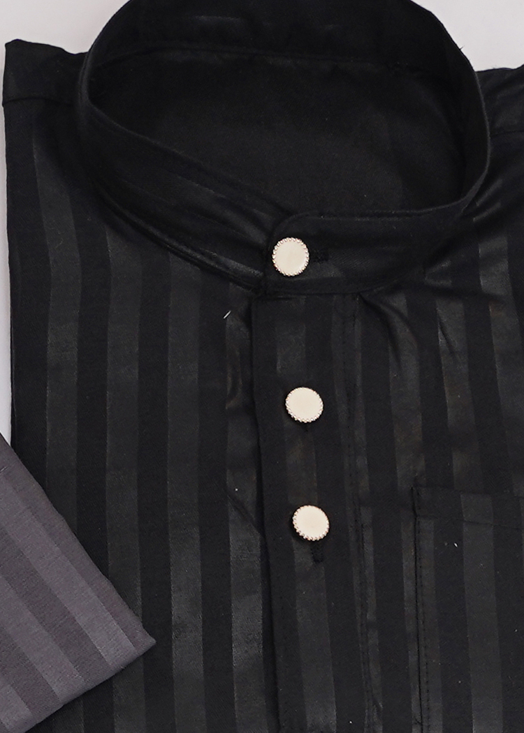 Self Lining Kurta For Boys
