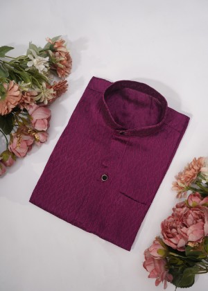 Jacquard Kurta For Boys