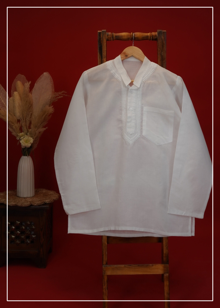 Men Short Kurta Full Sleeves