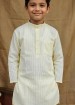 Lining Plain Kurta For Boys 