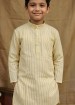 Lining Plain Kurta For Boys 