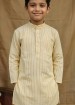 Lining Plain Kurta For Boys 