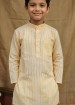 Lining Plain Kurta For Boys 