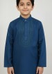 Gaurav Cotton Chikankari Kurta For Boys