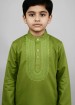Gaurav Cotton Chikankari Kurta For Boys