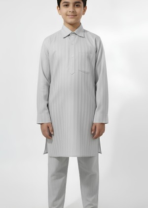 Cotton Strips Pathani Set For Boys 