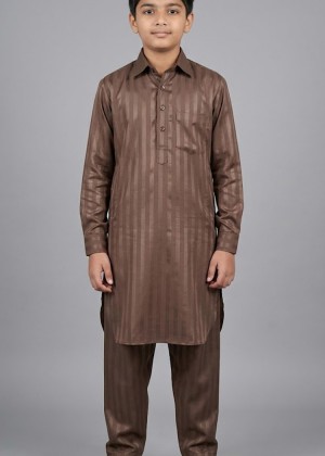 Cotton Strips Pathani Set For Boys 