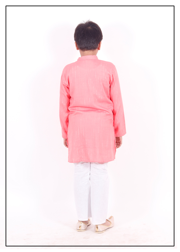 Rayon Zari Lining Boys Kurta Pajama