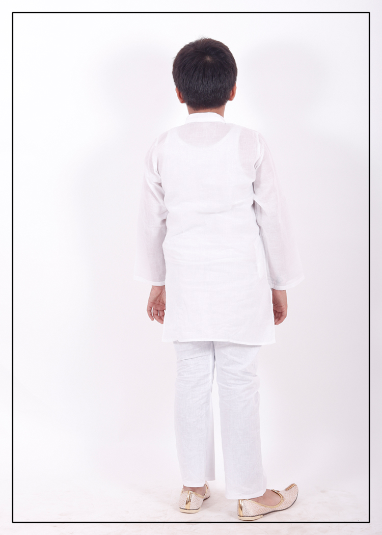 Net Work Lucknowi Boys Kurta Pajama
