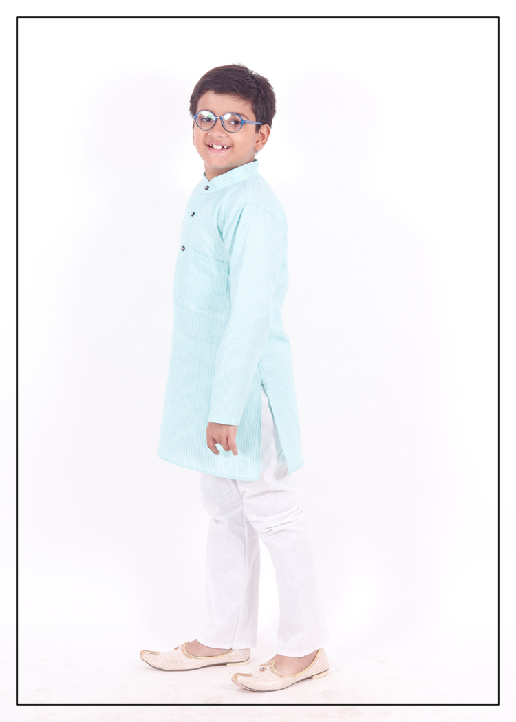 Tipki Linen Kid Kurta Pajama