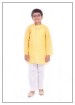 Yellow Lining Boys Kurta Pajama
