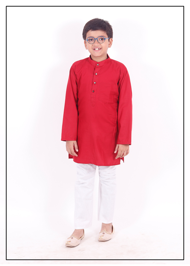 Soft Cotton Kid Kurta Pajama